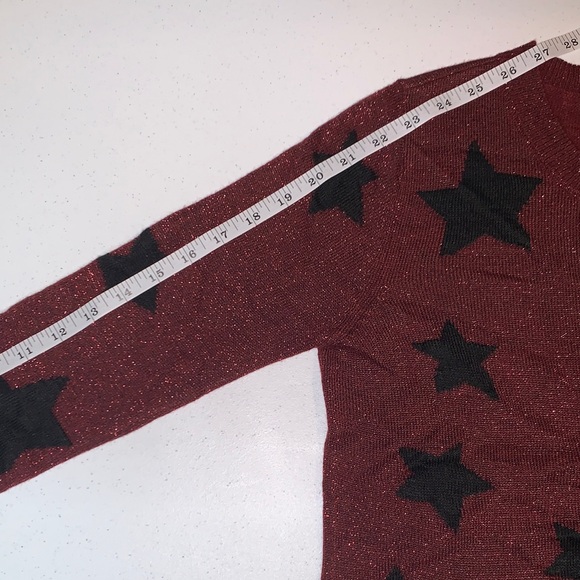 Burgundy Star Sweater - Picture 11 of 11